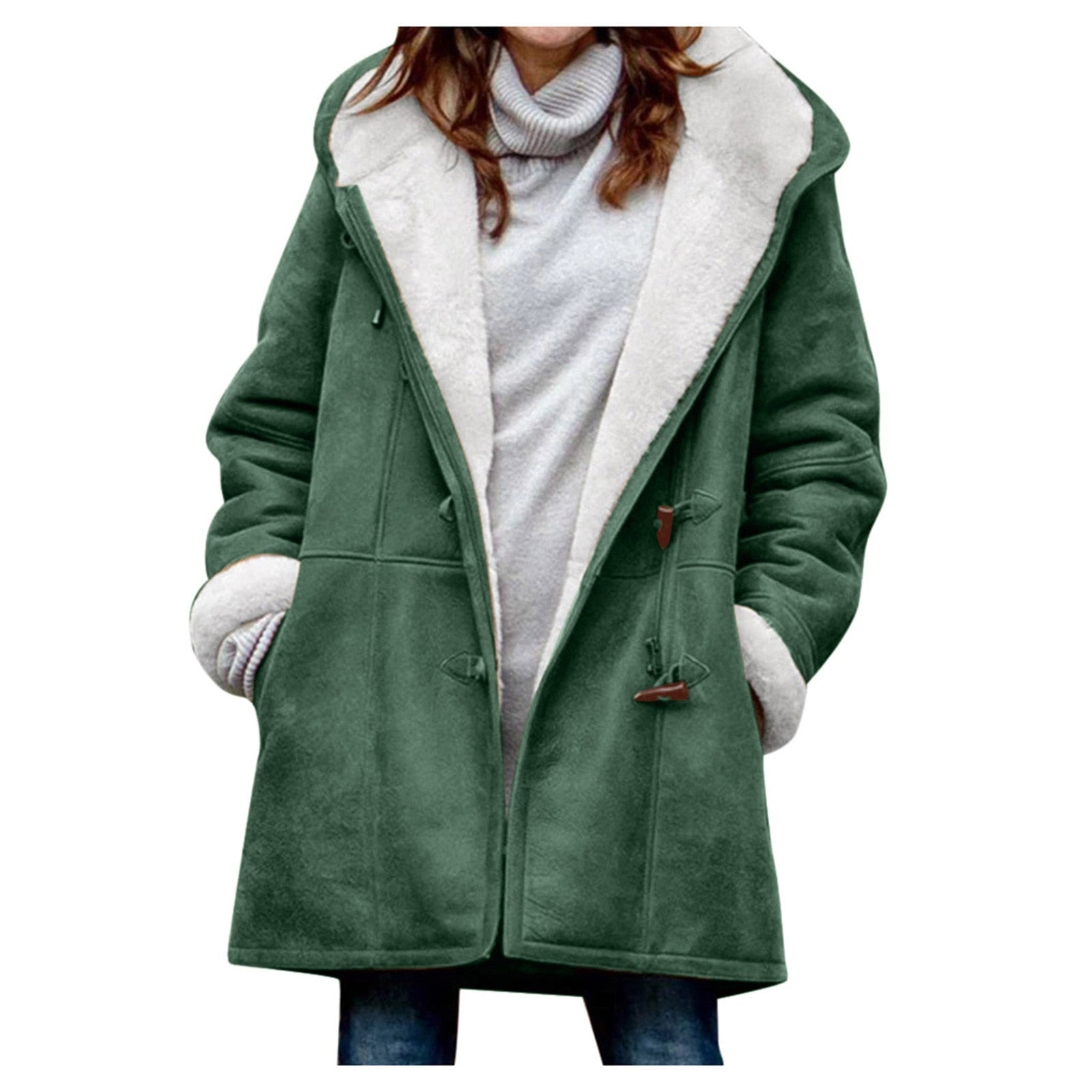 SelenaWarm - Warme Dames Winterjas met Fleecevoering | Comfortabele en Stijlvolle Winterjas voor Vrouwen