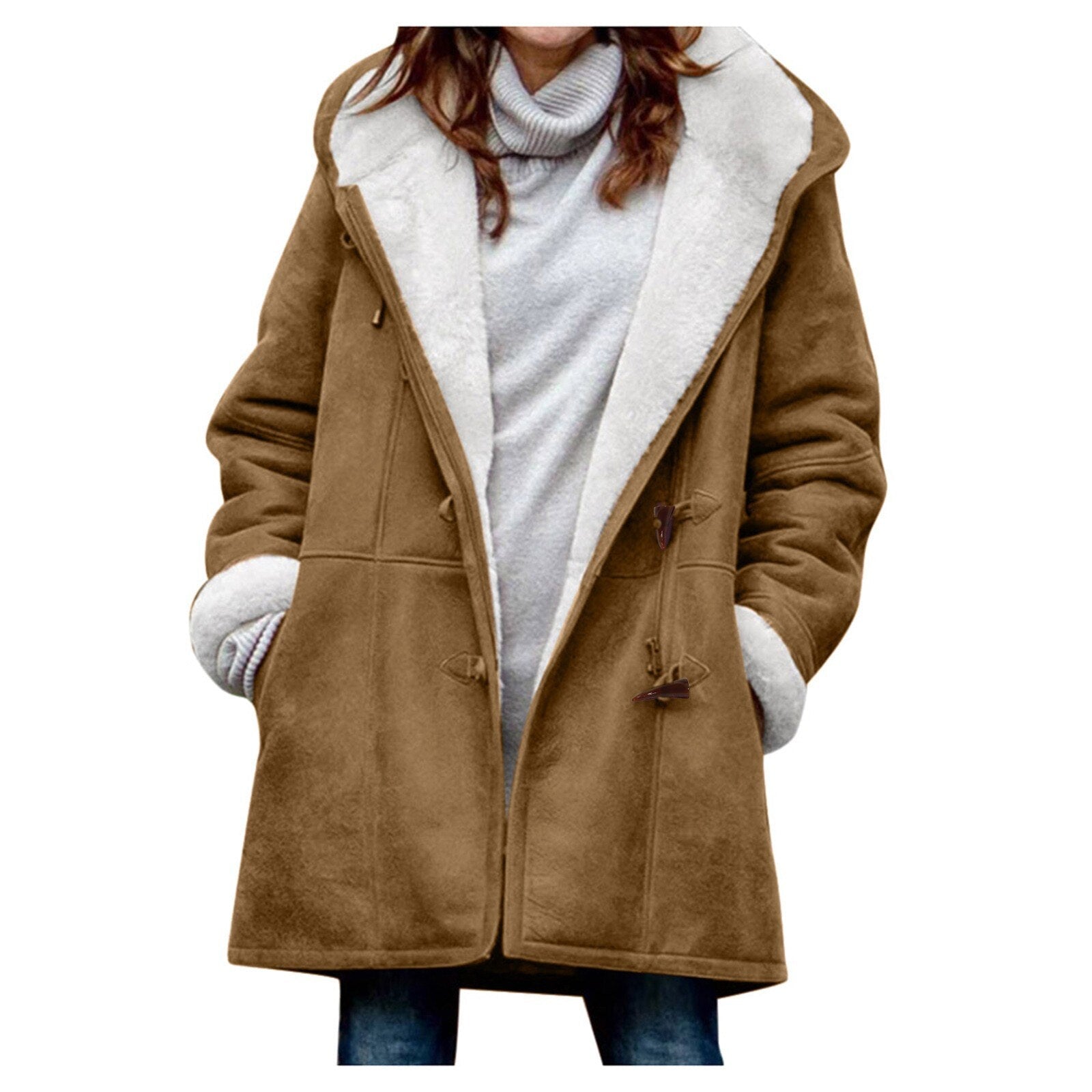 SelenaWarm - Warme Dames Winterjas met Fleecevoering | Comfortabele en Stijlvolle Winterjas voor Vrouwen