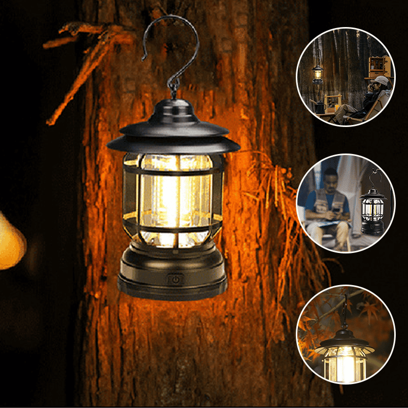 LumioLite - Compacte Vintage Smart Verlichting voor Sfeervolle Omgeving