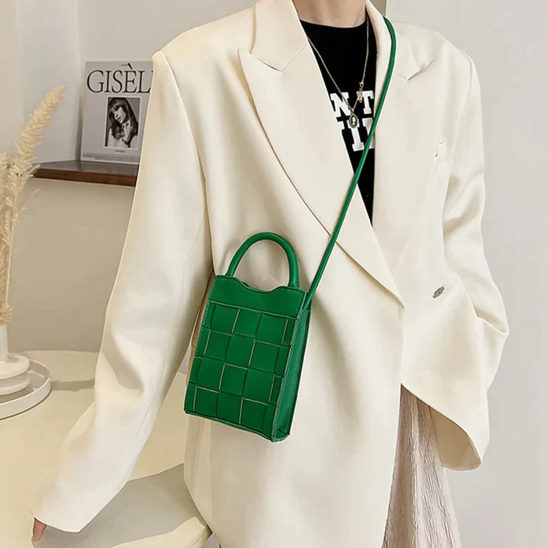 Livia - Gevlochten Vegan Leren Handtas voor Dames | Duurzame en Stijlvolle Handtas