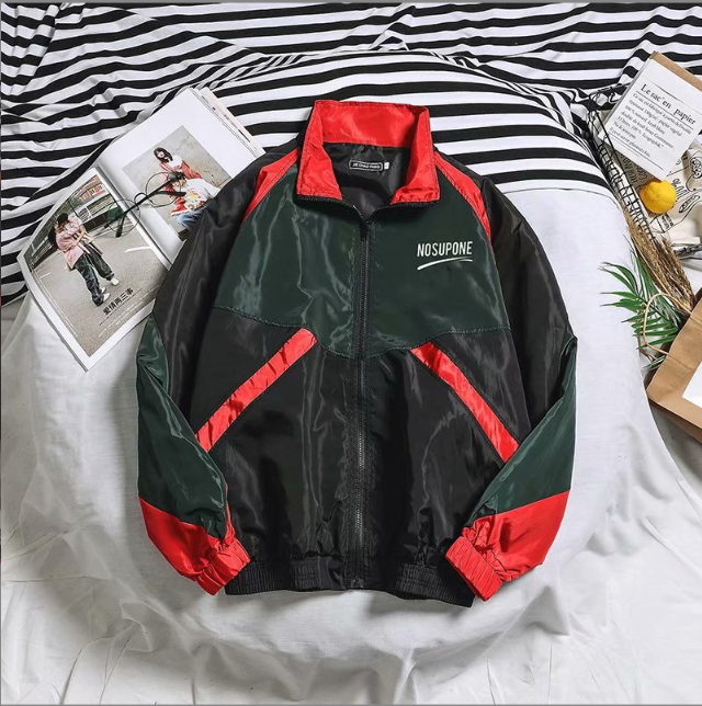 Joris Varsity Jas voor Heren | Geborduurde Bomberjack | Streetwear Patchwork Jas met Rits