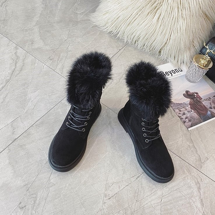 Elara Luxe - Warme Gepolsterde Winterstiefel voor Dames | Comfortabele en Modieuze Winterschoenen