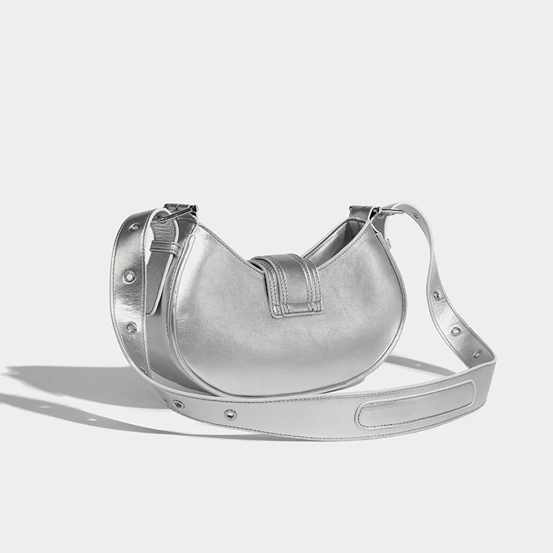 Livia - Vegan Leren Schoudertas voor Dames | Stijlvolle en Duurzame Handtas