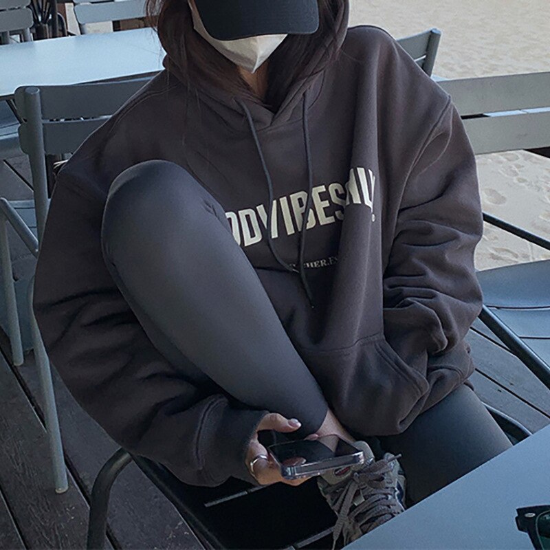 ChillVibes Sweater met Capuchon - Comfortabele Oversized Trui voor Dames