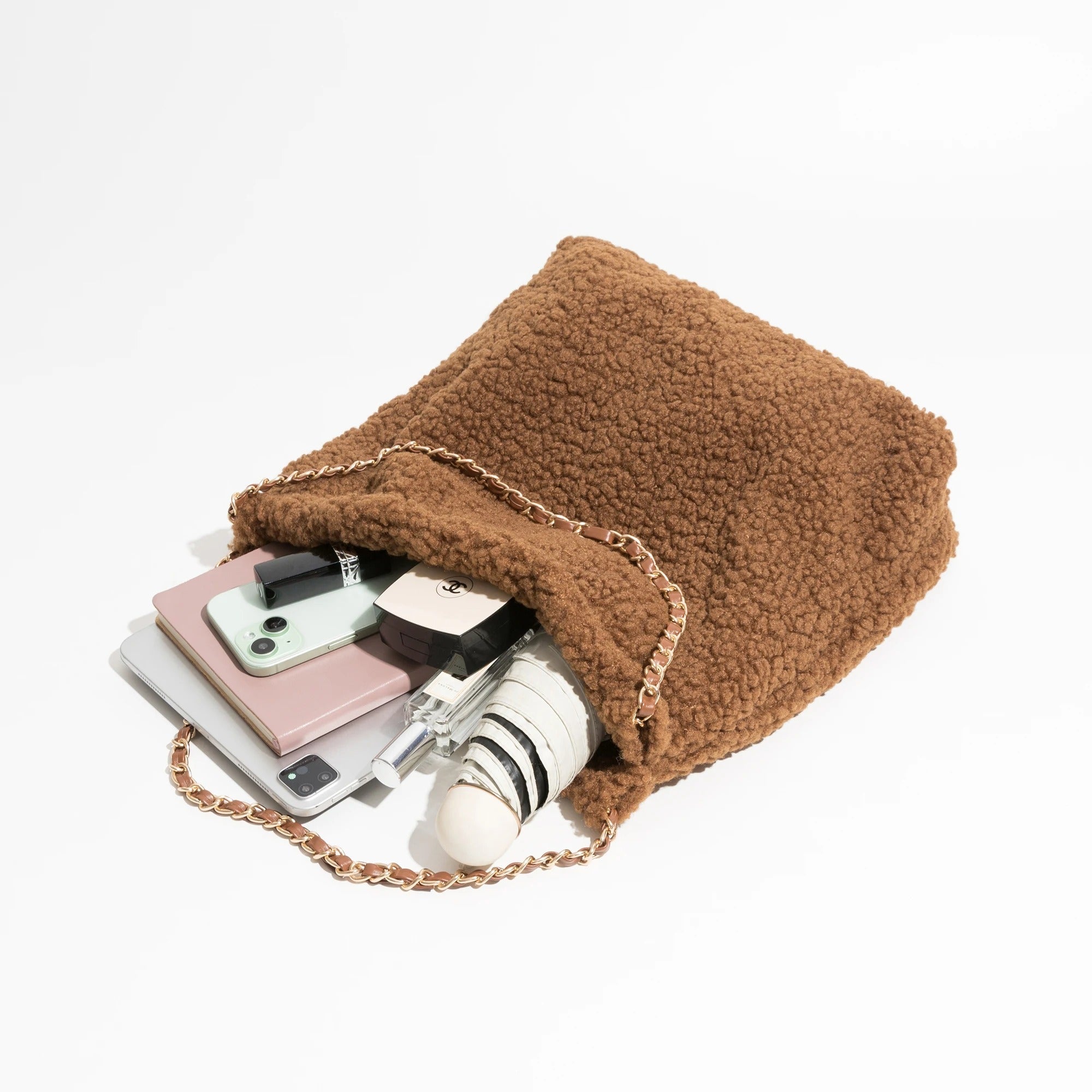 Luca - Schoudertas van Imitatiebont voor Dames | Stijlvolle en Warme Handtas