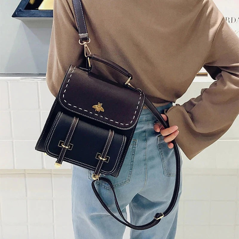 Maya - Vegan Leren Rugzak voor Dames | Duurzame en Stijlvolle Rugzak