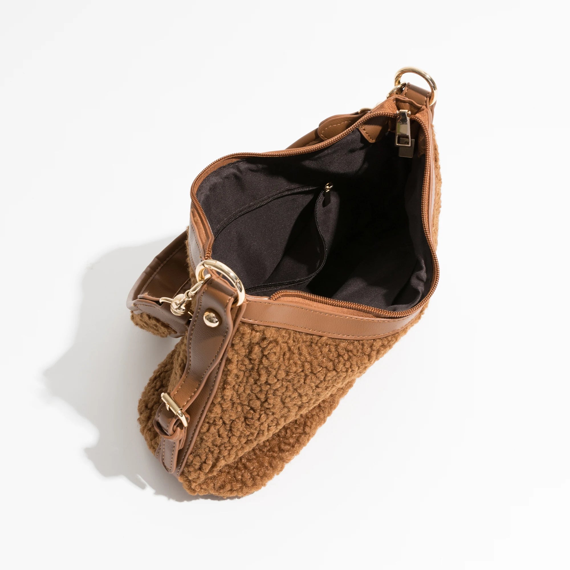 Luna - Schoudertas van Imitatiebont voor Dames | Stijlvolle en Warme Handtas