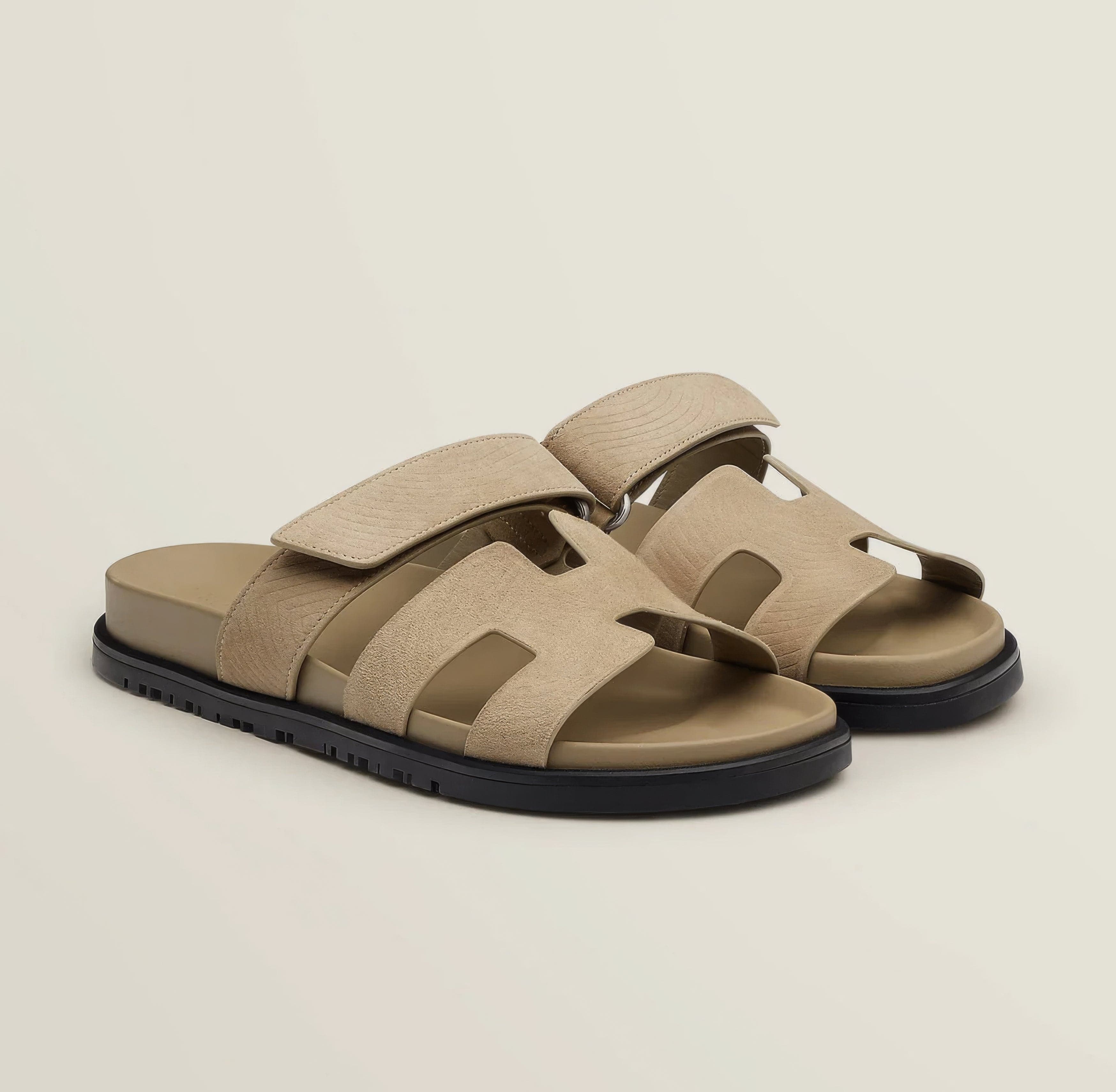 Elite Luxe - Leren Unisex Sandalen | Stijlvolle en Comfortabele Zomersandalen van Hoogwaardige Kwaliteit