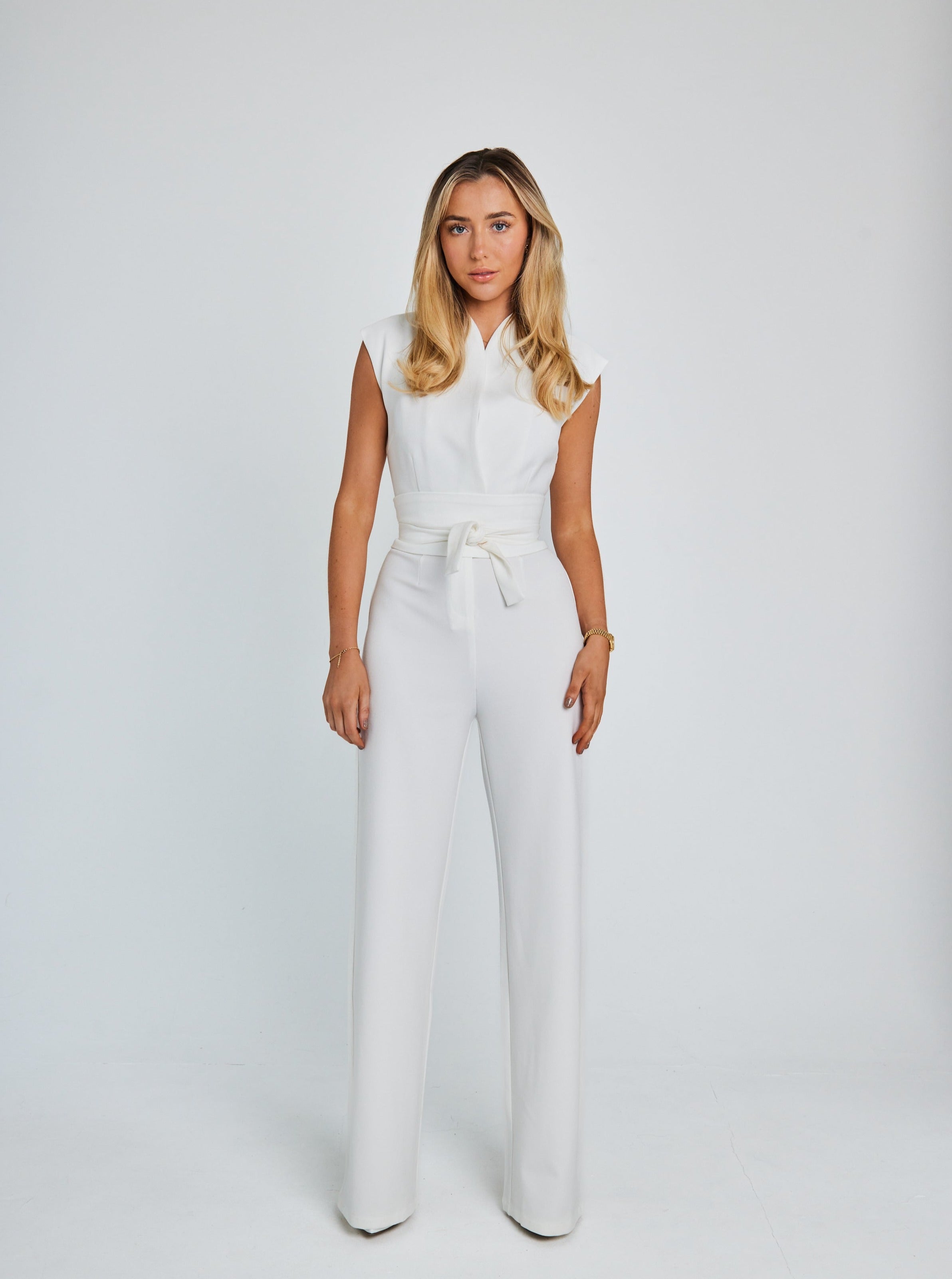 Livia - Mouwloze Jumpsuit met Elegante Flair | Stijlvol en Comfortabel