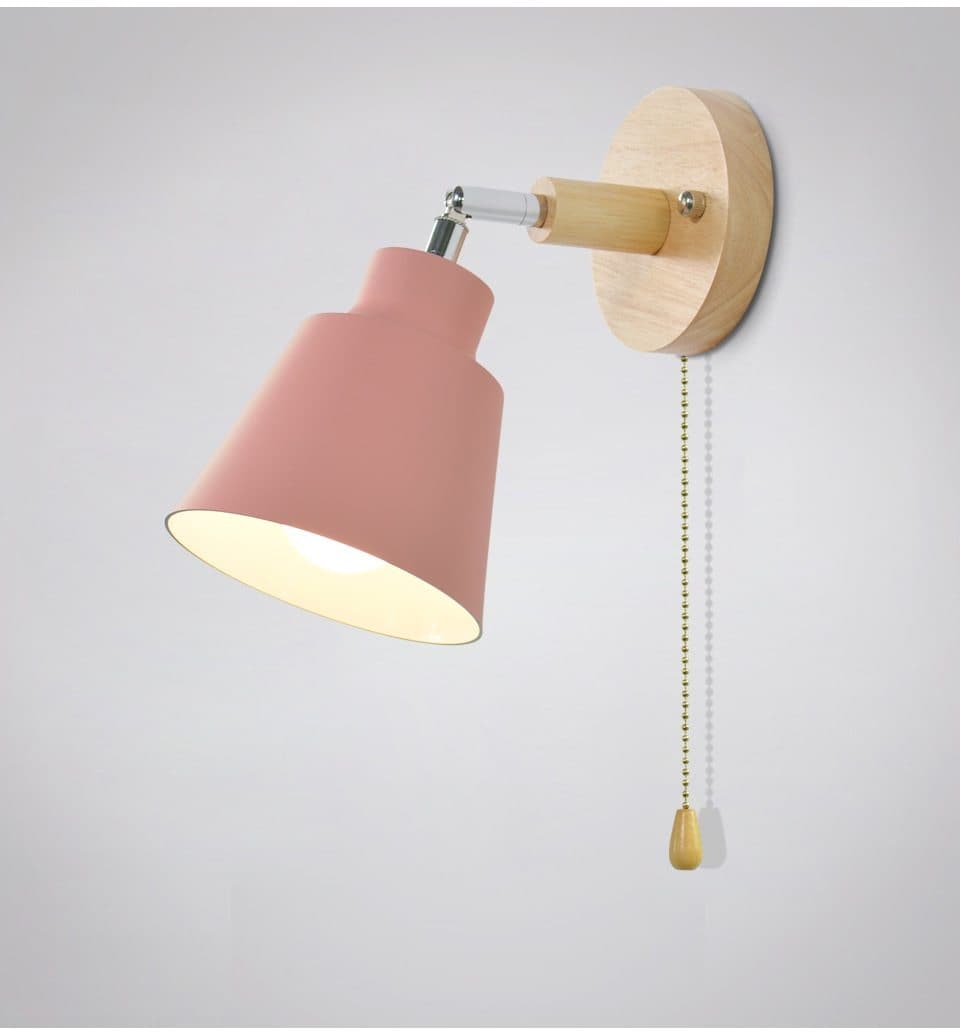 FlexiCollin - Draaibare Wandlamp met Trekketting Schakelaar