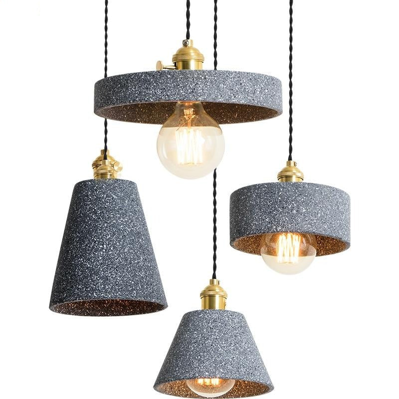 CementoGlow - Stijlvolle Cement Hanglamp voor een Industrieel Interieur