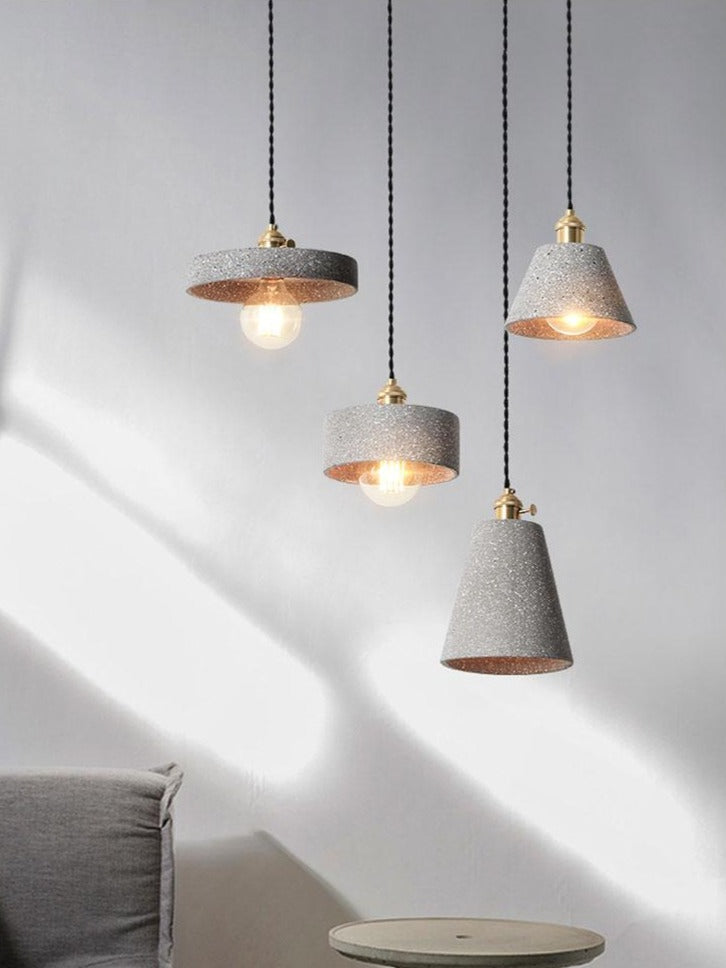 CementoGlow - Stijlvolle Cement Hanglamp voor een Industrieel Interieur