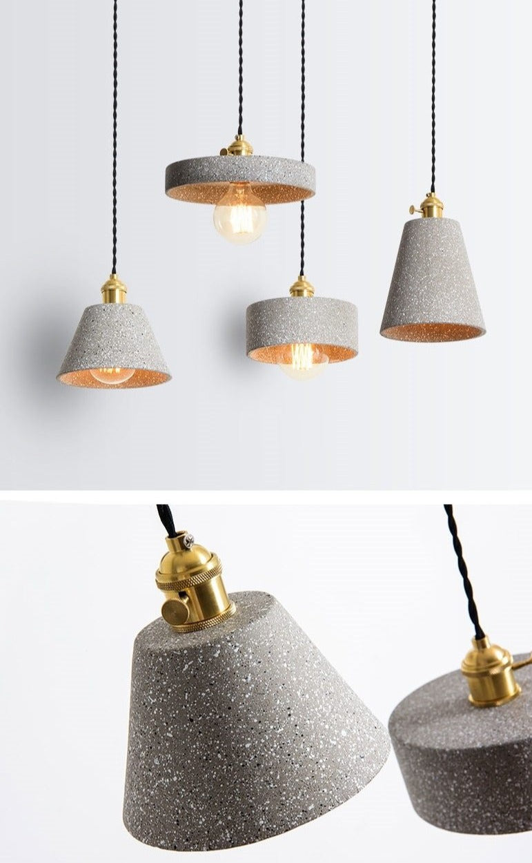 CementoGlow - Stijlvolle Cement Hanglamp voor een Industrieel Interieur