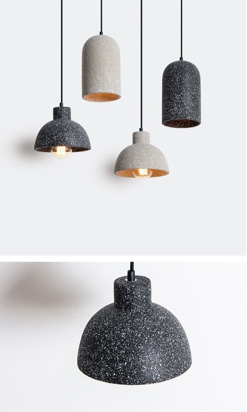 CementoGlow - Stijlvolle Cement Hanglamp voor een Industrieel Interieur