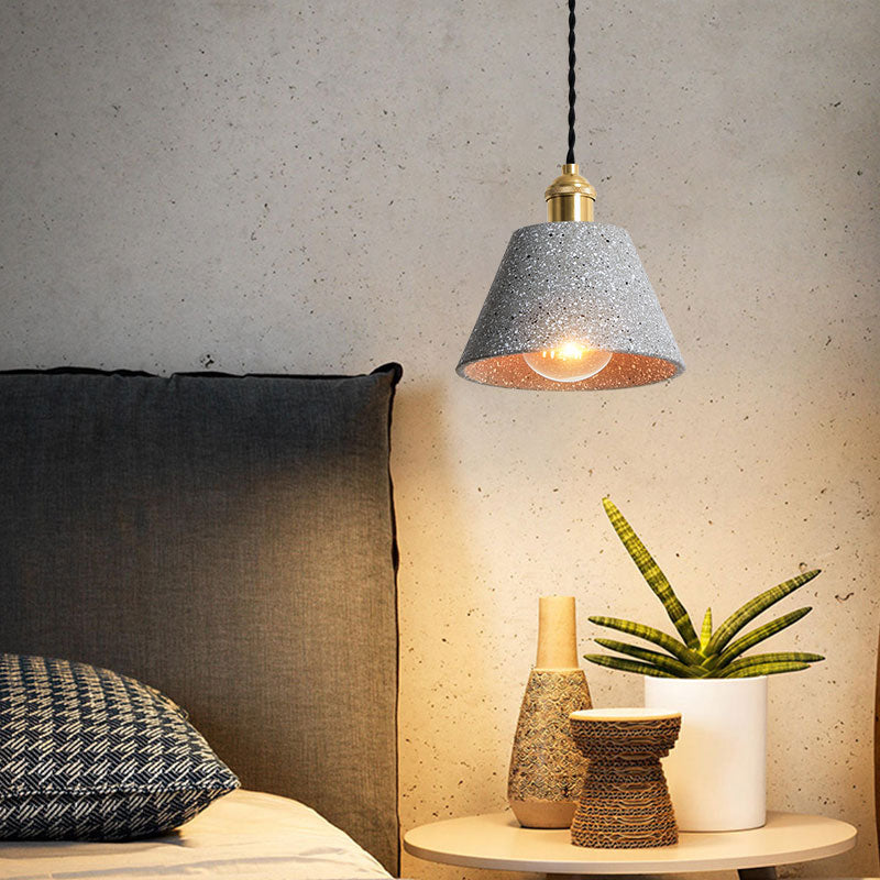 CementoGlow - Stijlvolle Cement Hanglamp voor een Industrieel Interieur
