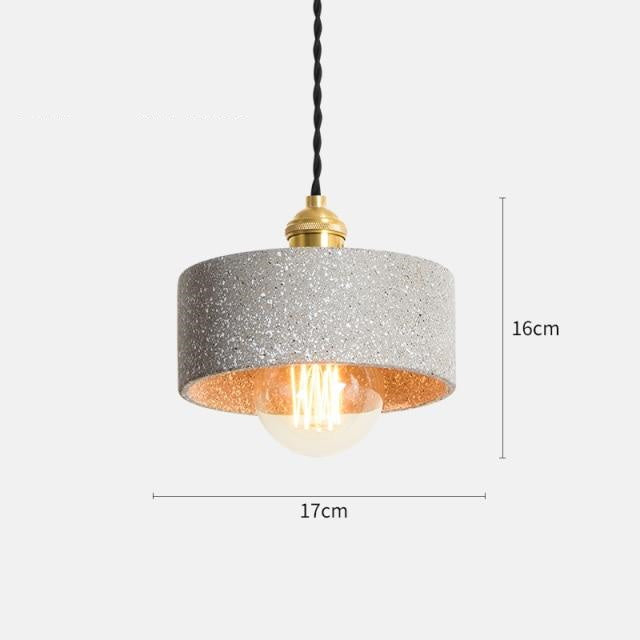 CementoGlow - Stijlvolle Cement Hanglamp voor een Industrieel Interieur