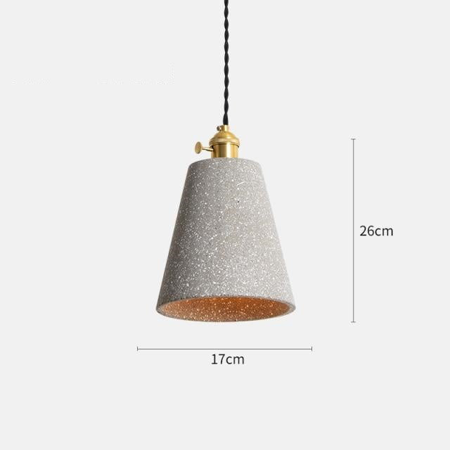 CementoGlow - Stijlvolle Cement Hanglamp voor een Industrieel Interieur