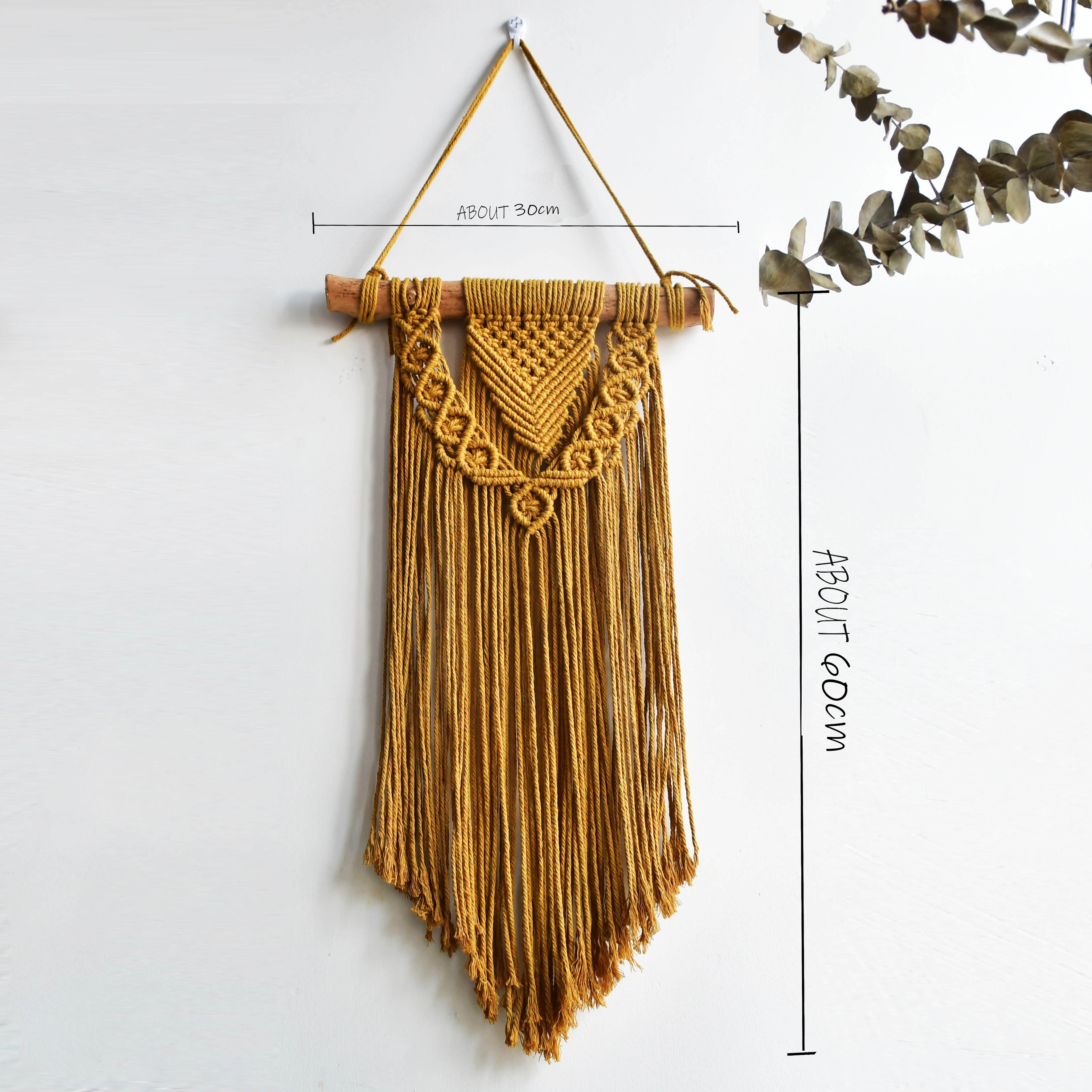 Boho Chic Macramé Wanddecoratie | Handgemaakte Boheemse Stijl