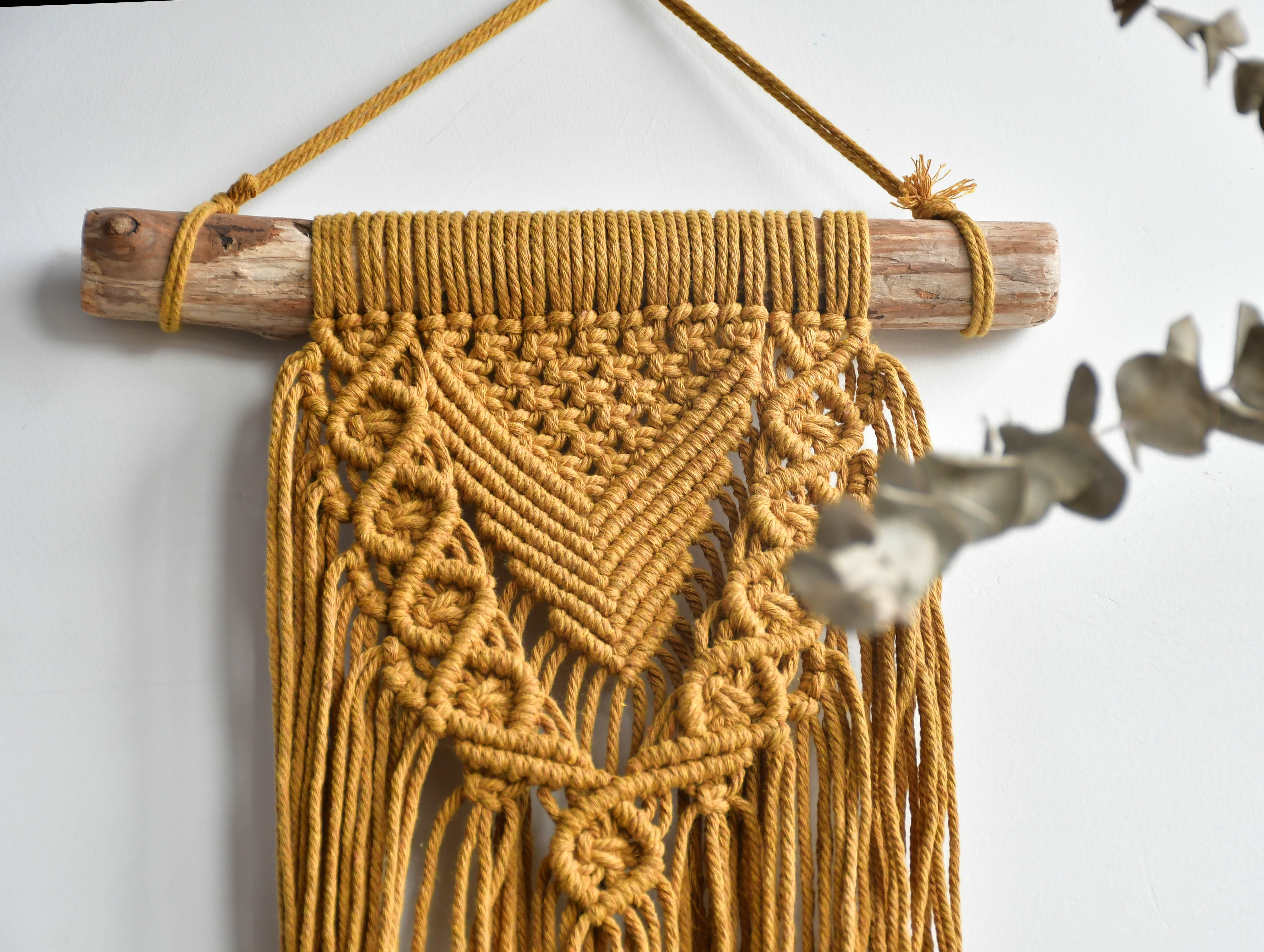 Boho Chic Macramé Wanddecoratie | Handgemaakte Boheemse Stijl