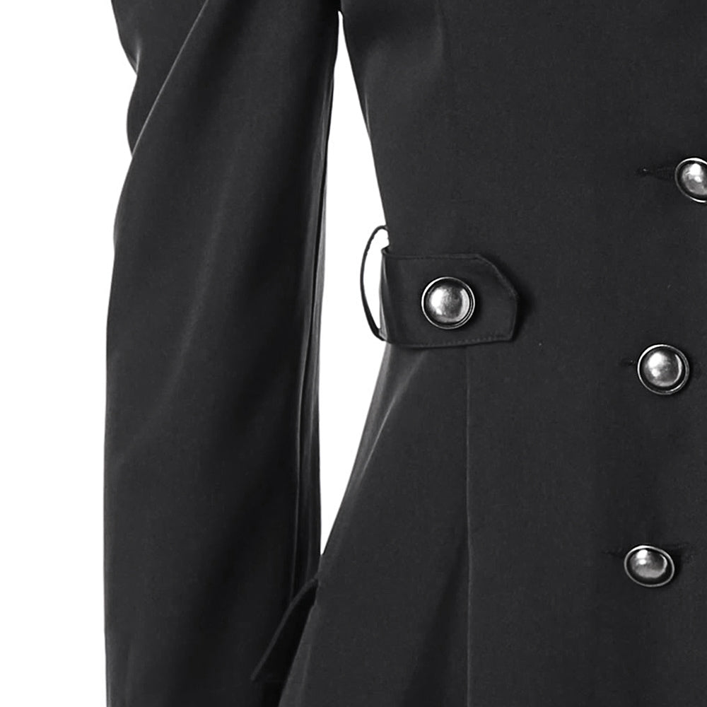 Selina - Stijlvolle Vampier Trenchcoat voor Dames