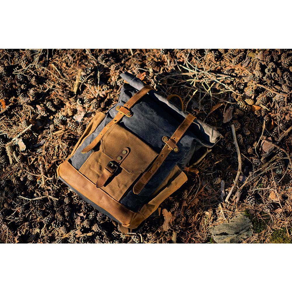 Roll-Top Rugzak | Oslo – Stijlvolle en Duurzame Rugzak voor Dagelijks Gebruik