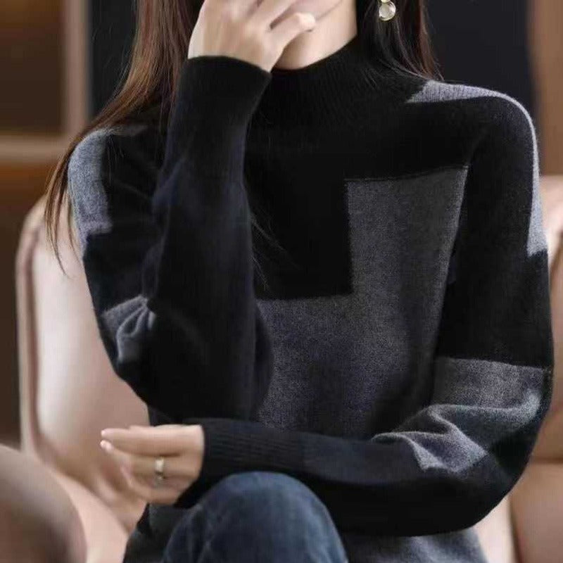 Carolina | Trendy Geruite Pullover voor Dames - Stijlvolle en Comfortabele Trui