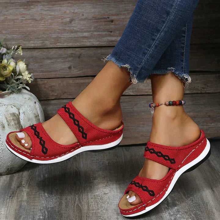 Sophie – Stijlvolle Orthopedische Zomersandalen | Comfortabele Sandalen voor Dames