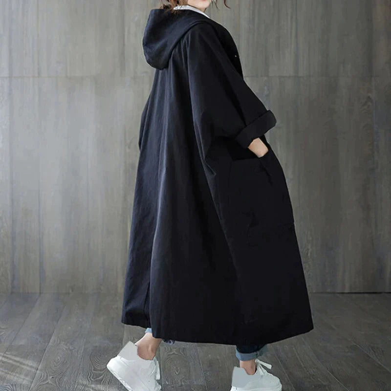 Sophie – Oversized Trenchcoat voor Dames | Stijlvol en Comfortabel