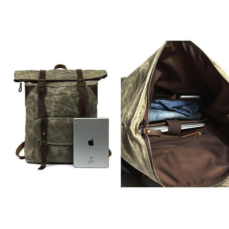 Grote Canvas Rugzak | NordBerg – Ruim en Duurzaam voor Avonturen en Dagelijks Gebruik