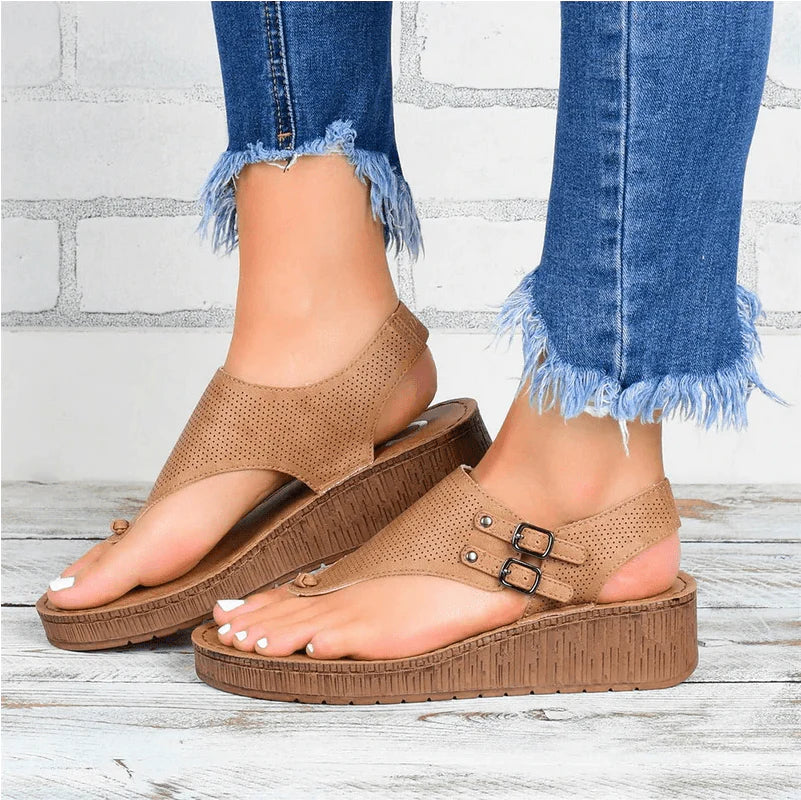 Hermina - Modieuze Sandalen voor Lente en Zomer - Comfortabele Dames Sandalen