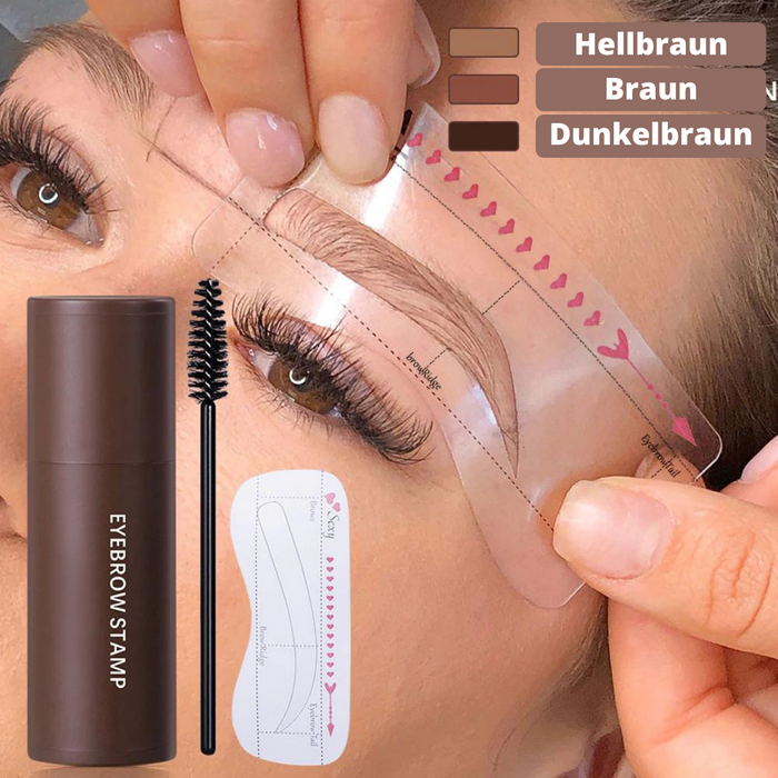 BeautyStamps | Oogwenk Stempelkit - Perfecte Wenkbrauwen in Enkele Seconden
