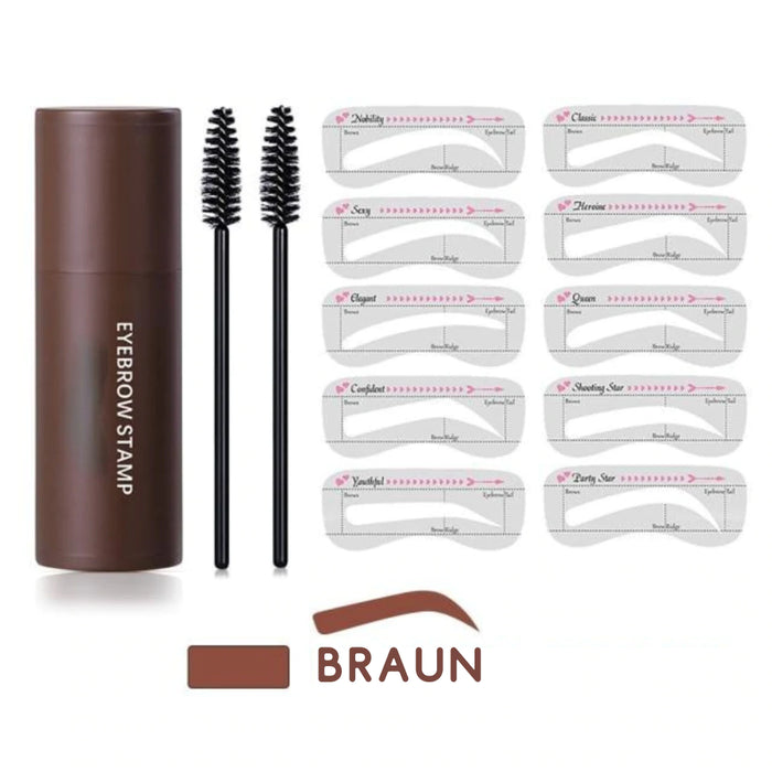 BeautyStamps | Oogwenk Stempelkit - Perfecte Wenkbrauwen in Enkele Seconden