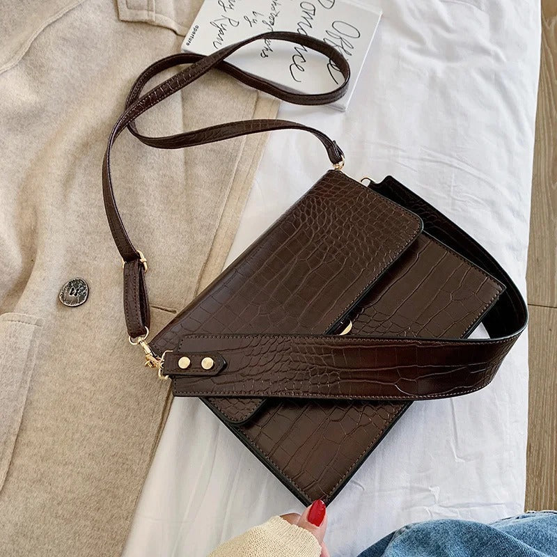 LunaStyle Vegan Lederen Schoudertas – Stijlvol en Duurzaam voor Dames