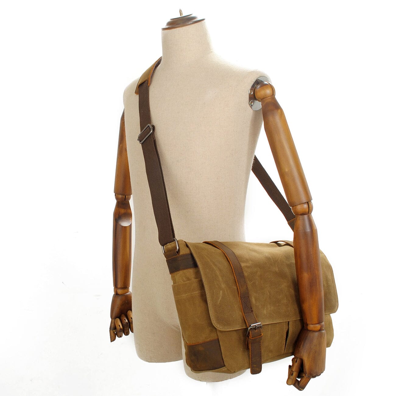 Canvas Laptop Messenger Tas | UrbanEdge – Stijlvol en Functioneel voor Werk en Reizen