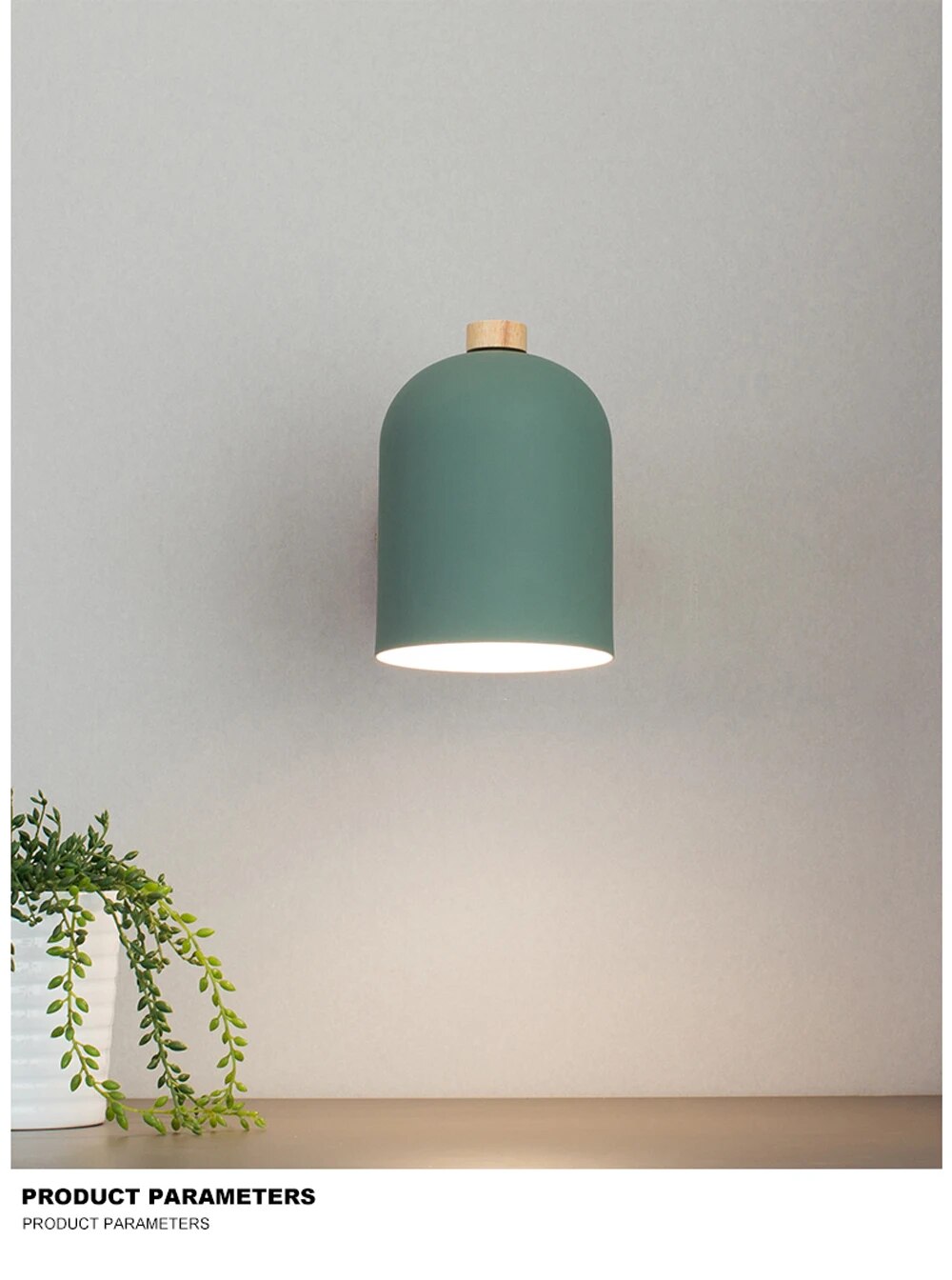 LumoGlo - Scandinavische Houten Wandlamp voor Moderne Interieurs
