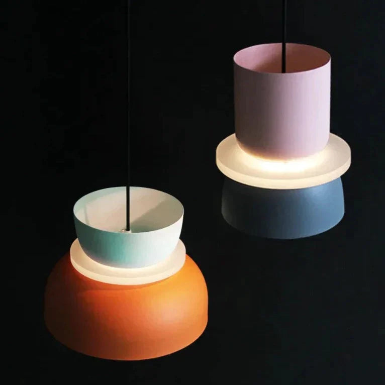 ScandiGlow Moderne Hanglamp - Scandinavische Hanglamp in Macaron Stijl voor Woonkamer en Eetkamer