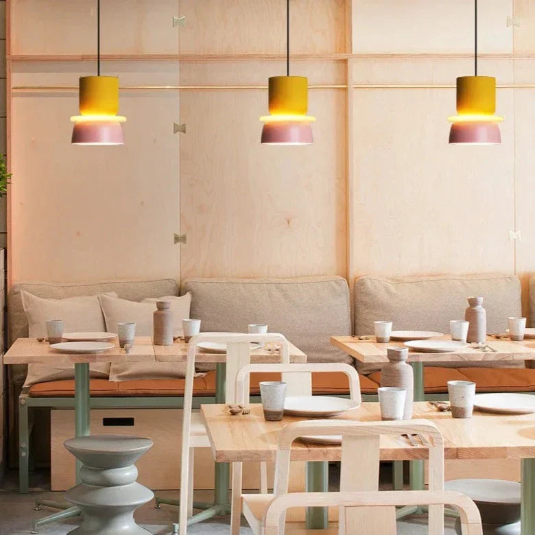 ScandiGlow Moderne Hanglamp - Scandinavische Hanglamp in Macaron Stijl voor Woonkamer en Eetkamer