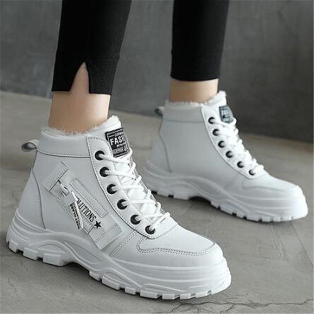 FurTrend - Stijlvolle Pluchen Sneakers voor Dames