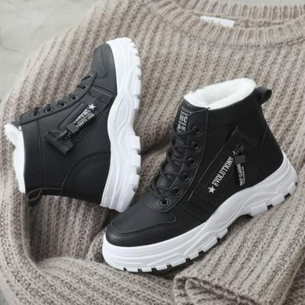 FurTrend - Stijlvolle Pluchen Sneakers voor Dames