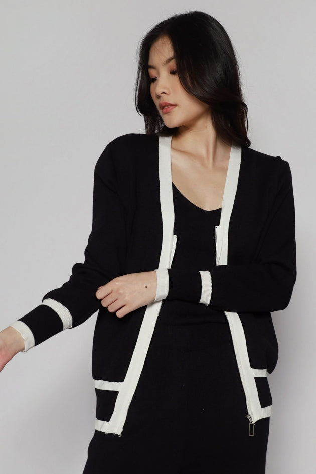 Deliana 3-in-1 Gebreid Lounge Set voor Dames | Comfortabel en Stijlvol Thuis Set