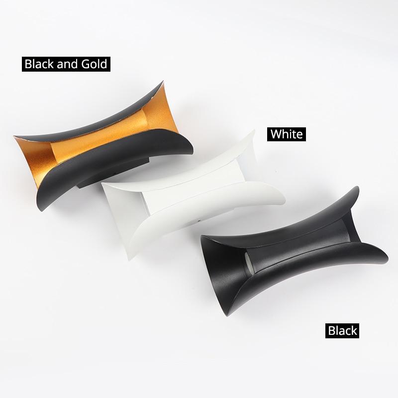 LuxorLED - Moderne Design LED Wandlamp | Zwart Gouden Metaal voor Buiten en Tuin
