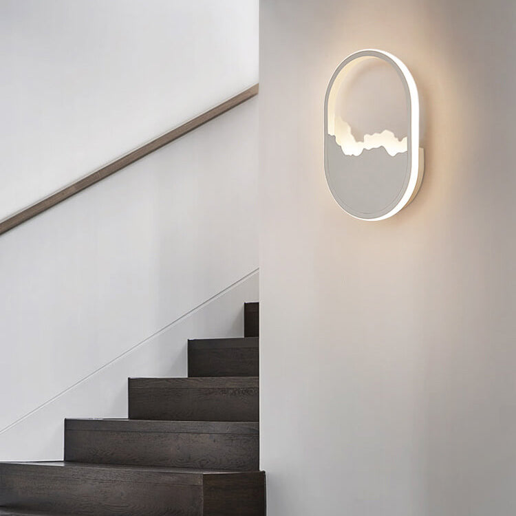 GlowCurve - Ovale LED Wandlamp met Elegant Golvend Design | Moderne Verlichting