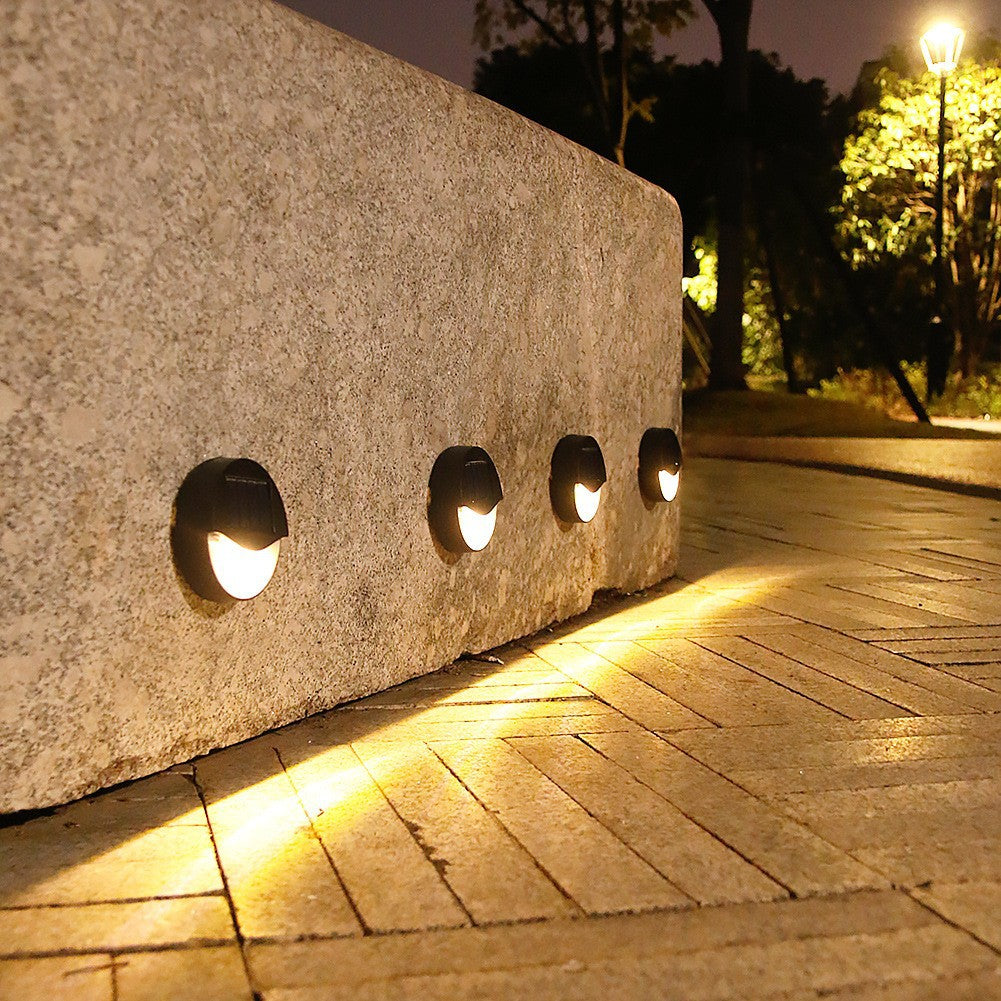 EcoGlow - Waterdichte LED-Solar Terraslampen voor Buiten in Rond en Vierkant