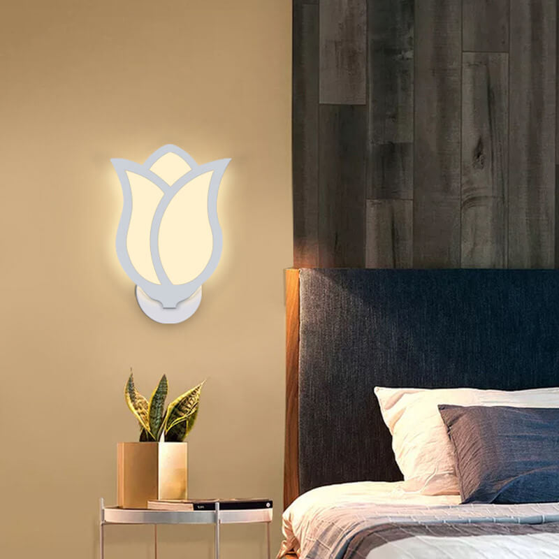 FloraGlow - Unieke LED Wandlamp met Rozenmotief | Stijlvolle Verlichting
