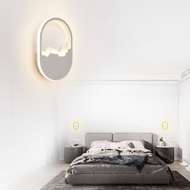 GlowCurve - Ovale LED Wandlamp met Elegant Golvend Design | Moderne Verlichting