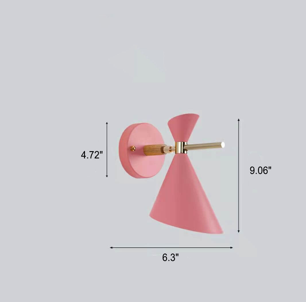 ScandiShine - Minimalistische Scandinavische Wandlamp met Hoornkap