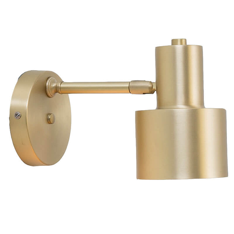 LuxiGold - Minimalistische gouden metalen wandlamp | Scandinavische kolomverlichting voor een modern interieur