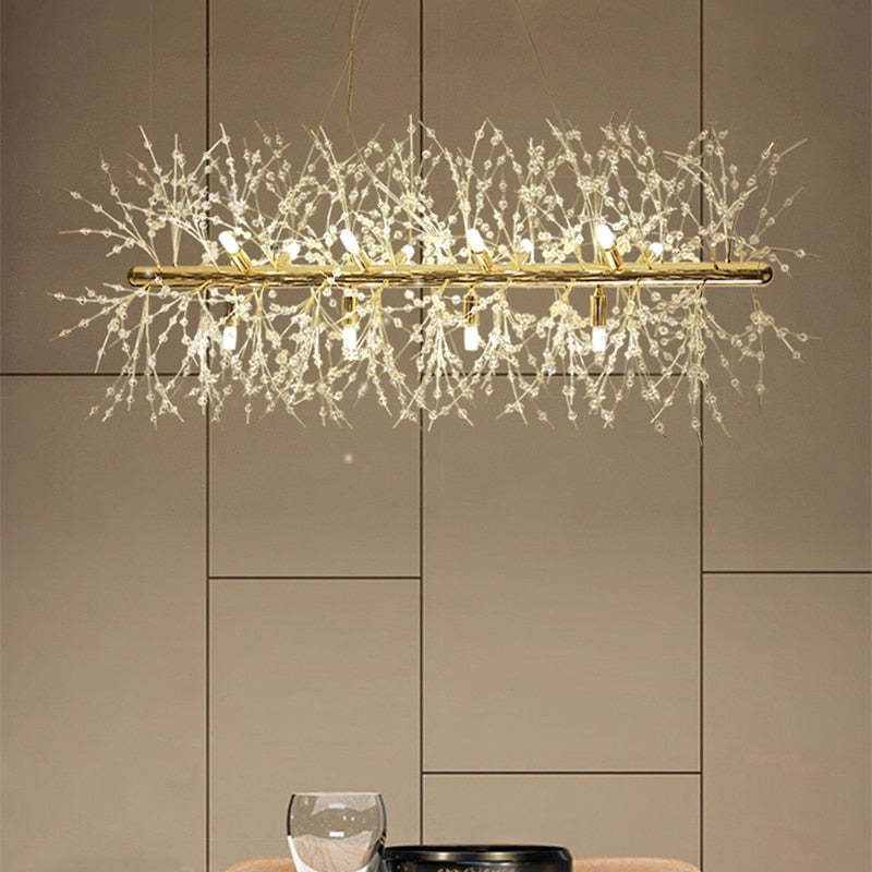 Moderne LED Hanglamp - Wit en Goud Metalen Designlamp voor Woonkamer en Eetkamer