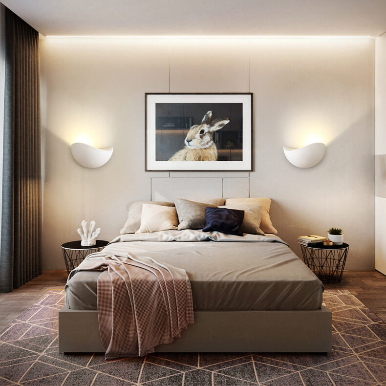 HaloLite - Minimalistische Halfronde Aluminium LED Wandlamp | Creatieve Verlichting