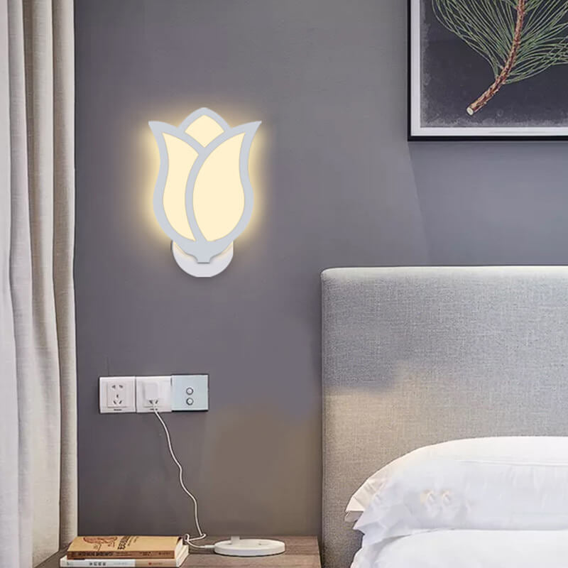 FloraGlow - Unieke LED Wandlamp met Rozenmotief | Stijlvolle Verlichting